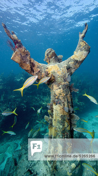 Unterwasser-Statue Christi
