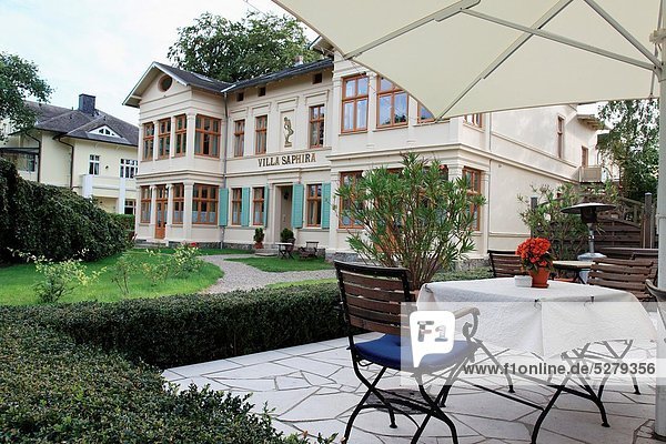 Europa,Küste,Geschichte,Fassade,Hausfassade,Urlaub,Deutschland,Heringsdorf,Villa
