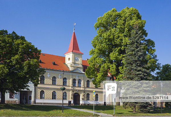 Town Hall  Velka Bites  Zdar nad Sazavou district  Vysocina County  Czech Republic  Europe