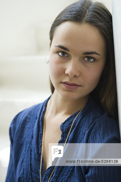 Young woman looking at camera  portrait
