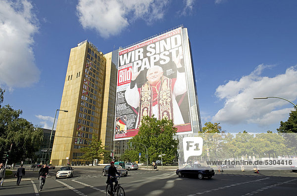Berlin Hauptstadt Europa Gebäude Poster Wolkengebilde Deutschland Kreuzberg
