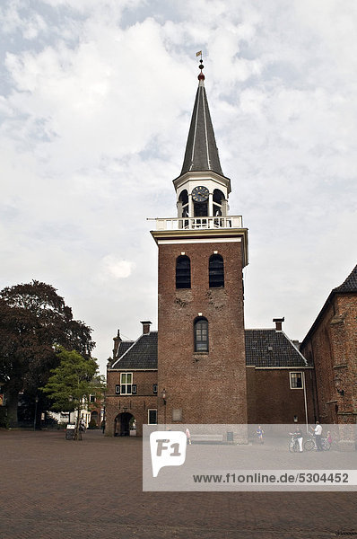 Nicolai-Kirche  älteste Kirche der Stadt  romanisch-gotischer Stil von 1515  Appingedam  Provinz Groningen  Niederlande  Europa
