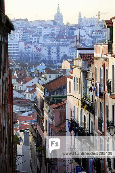 Lissabon Hauptstadt Europa Ansicht Ortsteil Portugal