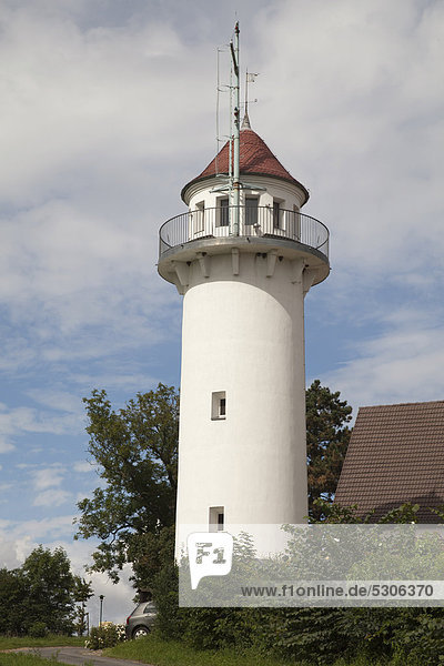 Lotsenturm tower in Karnin  Usedom Island  Mecklenburg-Western Pomerania  Baltic Sea  Germany  Europe  PublicGround