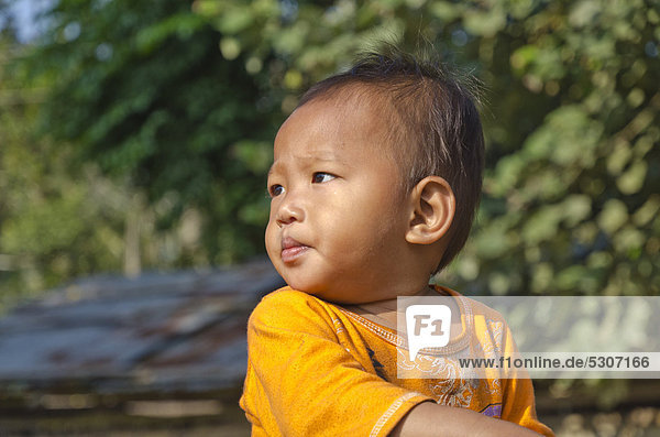 Kleiner Junge  Moran  Assam  Indien  Asien