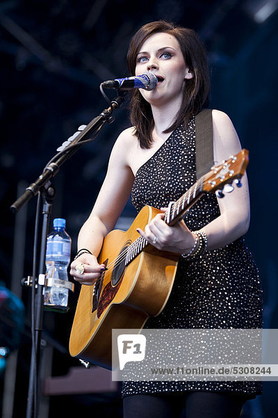 The Scottish singer-songwriter Amy Macdonald live at the Heitere Open Air music festival in Zofingen  Switzerland  Europe