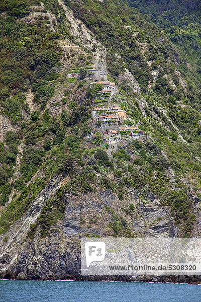 Nationalpark Europa UNESCO-Welterbe Cinque Terre Italien Ligurien Provinz La Spezia
