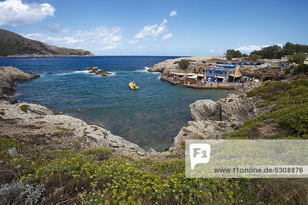 Europa klein Schule (Einrichtung) Balearen Balearische Inseln Bucht Cala Ratjada Idylle Mallorca Mittelmeer Spanien