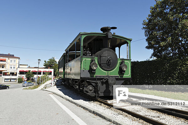 Chiemsee-Bahn  Dampflokomotive  Prien  Oberbayern  Deutschland  Europa