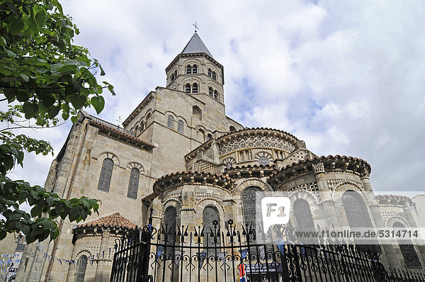 Eglise de Notre Dame du Port  Basilika  Kirche  Clermont-Ferrand  Auvergne  Frankreich  Europa