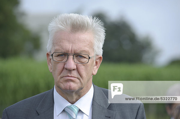 Portrait Winfried Kretschmann Prime Minister of Baden-Wuerttemberg Alliance '90/The Greens Hohenheim Baden-Wuerttemberg Germany Europe
