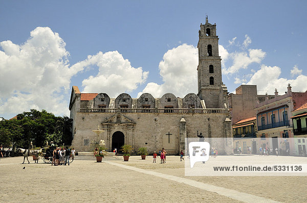 Basilica de San Francisco de AsÌs  Habana Viaja  UNESCO Weltkulturerbe  Havanna  Kuba  Karibik