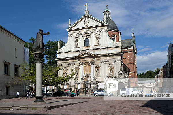 Sankt Peter und Paul Kirche  Krakau  Krakow  Kleinpolen  Polen  Europa