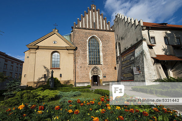 Franziskanerkirche  UNESCO Weltkulturerbe  Krakau oder Krakow  Kleinpolen  Polen  Europa  ÖffentlicherGrund