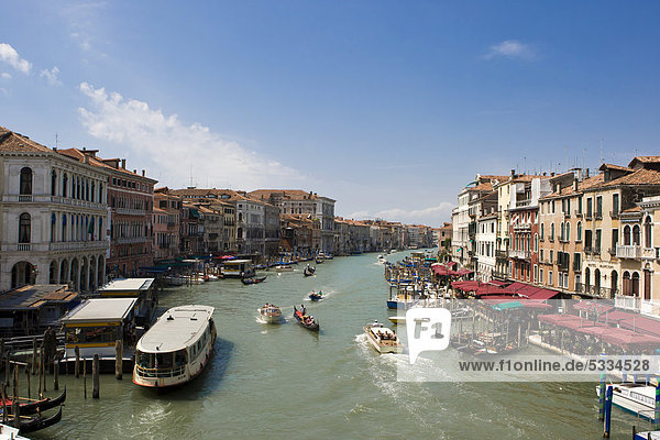 Canal Grande  Venice  Italy  Europe