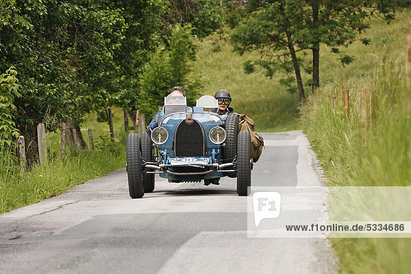 Bugatti T51  1931 model  Kitzbuehel Alpine Rally 2011  Tyrol  Austria  Europe