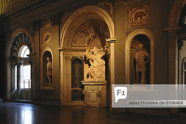 Saal von Papst Leo X  Palazzo Vecchio  Florenz  Toskana  Italien  Europa
