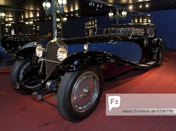 Bugatti Royale Coupe Type 42 Baujahr 1929  Frankreich  Privatwagen von Ettore Bugatti  einer der weltweit teuersten Oldtimer  Collection Schlumpf  CitÈ de líAutomobile  MusÈe National  Nationales Automobilmuseum  Mülhausen  Elsass  Frankreich  Europa