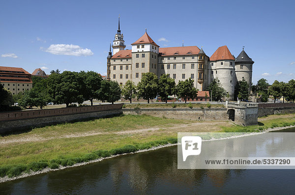 Schloss Hartenfels  Torgau  Sachsen  Deutschland  Europa