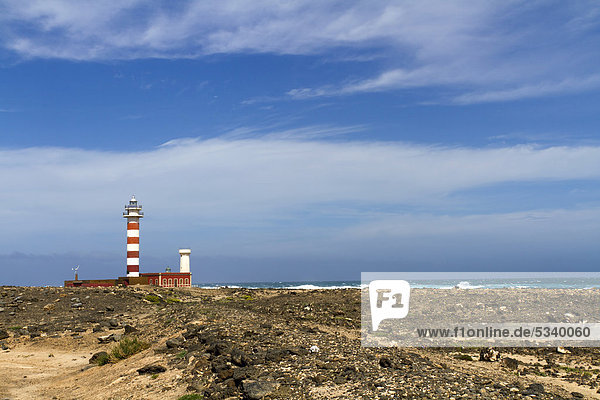 Europa Leuchtturm Kanaren Kanarische Inseln Faro Fuerteventura Spanien