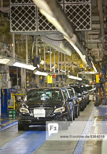 Vereinigte Staaten von Amerika USA Pflanze Chrysler hoch oben zusammenbauen Pfund Sterling 200 Michigan
