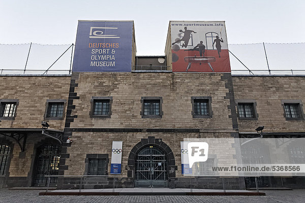 Deutsches Sport- und Olympia-Museum  Rheinauhafen  Köln  Nordrhein-Westfalen  Deutschland  Europa