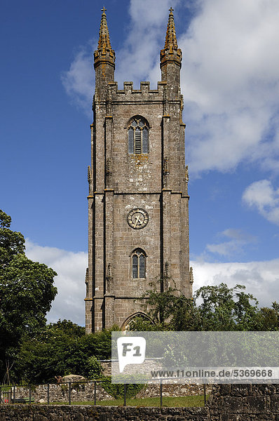 Church of St. Pancras 14th century Widecombe in the Moor Dartmoor Devon England United Kingdom Europe