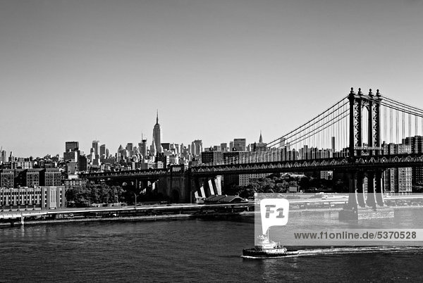 Vereinigte Staaten von Amerika USA New York City Manhattan Bridge