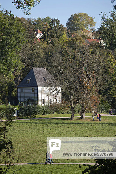 Goethe's Garden House  Park an der Ilm  Weimar  Thuringia  Germany  Europe  PublicGround