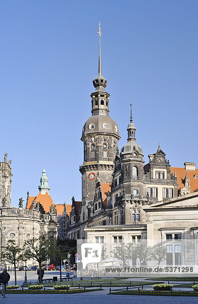 Residenzschloss  Dresden  Sachsen  Deutschland  Europa