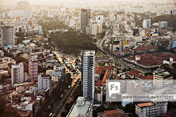 Luftaufnahme von Ho Chi Minh City  Vietnam