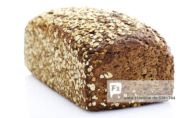 Vollkornbrot mit Haferflocken
