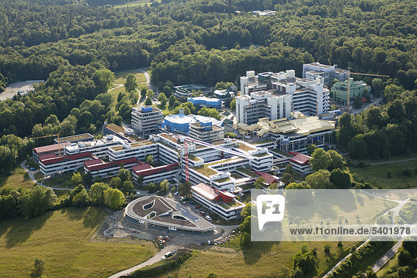 Aerial view  University of Konstanz  Konstanz  district of Konstanz  Baden-Wuerttemberg  Germany  Europe