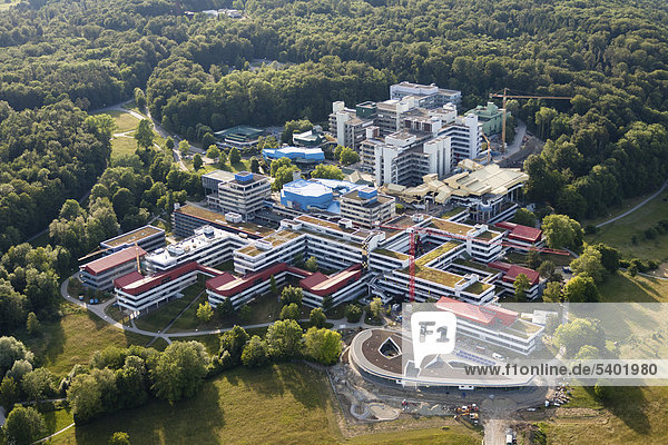 Aerial view  University of Konstanz  Konstanz  district of Konstanz  Baden-Wuerttemberg  Germany  Europe