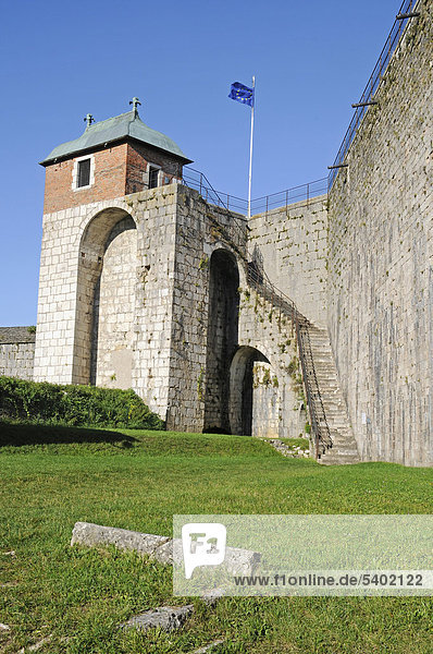 Tour du Roi Turm  La Citadelle  Zitadelle  Festungsanlagen von Vauban  UNESCO Weltkulturerbe  Besancon  Departement Doubs  Franche-Comte  Frankreich  Europa