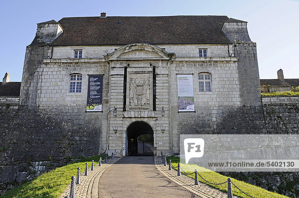 La Citadelle  Zitadelle  Festungsanlagen von Vauban  UNESCO Weltkulturerbe  Besancon  Departement Doubs  Franche-Comte  Frankreich  Europa  ÖffentlicherGrund