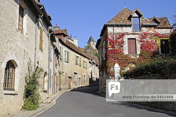 Angles sur l'Anglin  Dorf  Gemeinde  Poitiers  Departement Vienne  Poitou-Charentes  Frankreich  Europa  ÖffentlicherGrund