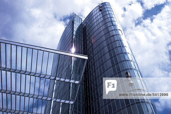 High-rise building  glass facade