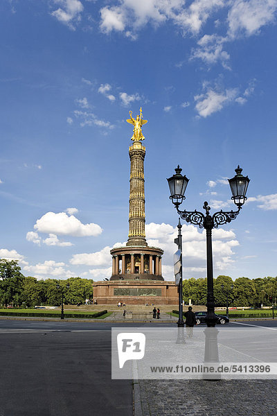 Siegessaeule  Victory Column  Grosser Stern  Berlin  Germany  Europe