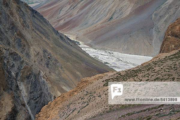 Lungnak  oberes Zanskar-Tal bei Kargyak  Zanskar  Ladakh  Jammu und Kaschmir  indischer Himalaya  Nordindien  Indien  Asien