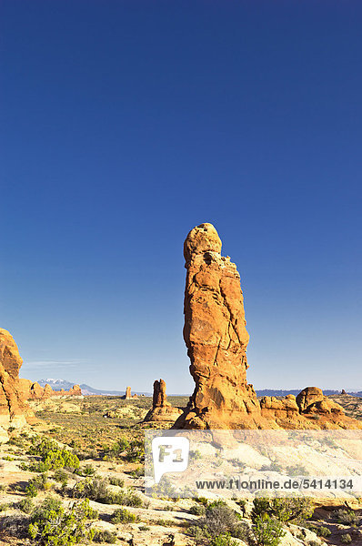 Monolith  Arches Nationalpark  Utah  USA