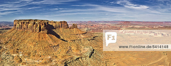 Grand View Point  Island in the Sky  Canyonlands Nationalpark  Utah  USA