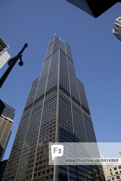 Vereinigte Staaten von Amerika USA Amerika Gebäude Verbindung hoch oben Chicago Illinois