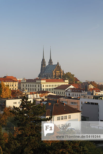 Europa Kathedrale Tschechische Republik Tschechien Brünn Mähren