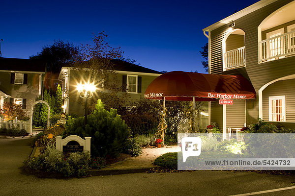 Bar Harbor Manor  luxury hotel in Bar Harbor  Maine  New England  USA