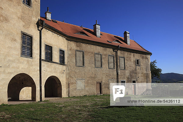 Burg Grabstejn  Grafenstein  bei Hradek nad Nisou  Grottau  in der Region Liberec  Nordböhmen  Böhmen  Tschechien  Tschechische Republik  Europa