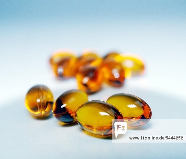 Tabletten Pillen Vitamin Fischöl Omega-3