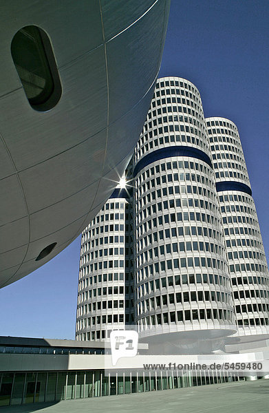 BMW Hauptverwaltung München  Bayern  Deutschland  Europa