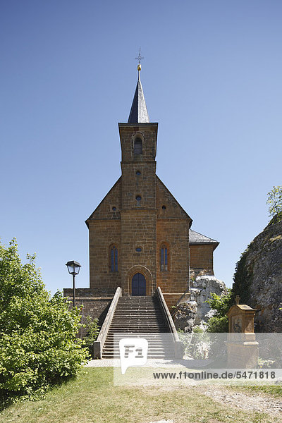 Wallfahrtskirche Gügel  Scheßlitz  Fränkische Schweiz  Oberfranken  Franken  Bayern  Deutschland  Europa  ÖffentlicherGrund