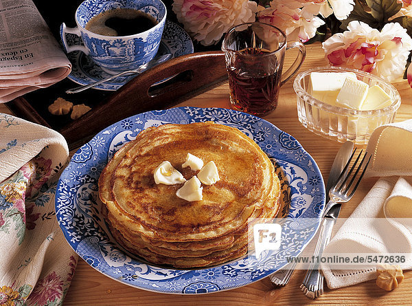 Pancakes with maple syrup  Canada  recipe available for a fee